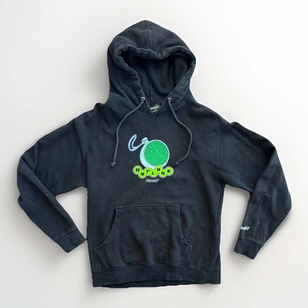Hypland Dragon Ball Z Bulma Black Graphic Pullover Hoodie Men's Size M